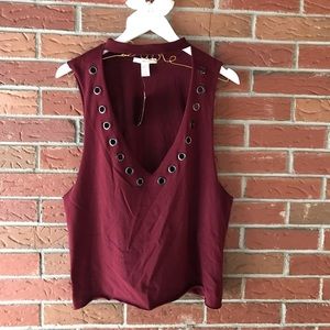 Forever 21 Burgundy Top